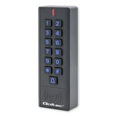 Qoltec CALISTO kombinált zár RFID olvasóval | kód | kártya | kulcskarika | IP68 | EM