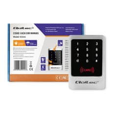Qoltec MIMAS kombinált zár RFID olvasóval | kód | kártya | kulcskarika | IP68 | EM