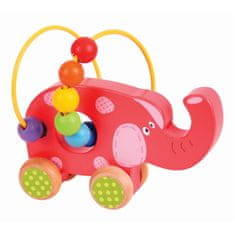 Bigjigs Toys Bigjigs Baby Motoros labirintus Elefánt