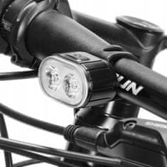 Dexxer USB újratölthető kerékpár lámpa + hátsó lámpa készlet 2