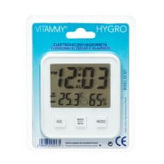 Vitammy HYGRO nedvességmérő és otthoni hőmérő