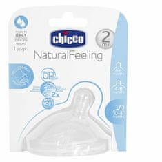 Chicco Natural Feeling tartalék cumi 2m + cumisüveghez