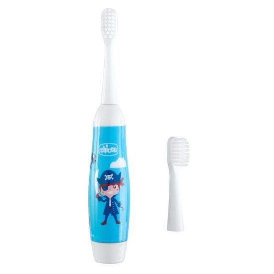 Chicco elektromos fogkefe, kék, 3 éves kortól