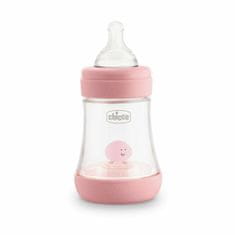 Chicco Perfect 5, Anticolic Baby palack, 150 ml, rózsaszín, 0m +