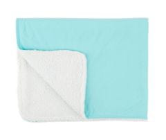 Comfi-Huggle, Baby Blanket XL, 140x90cm, türkiz / fehér