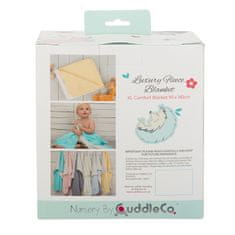 CuddleCo Comfi-Huggle, Baby Blanket XL, 140x90cm, türkiz / fehér