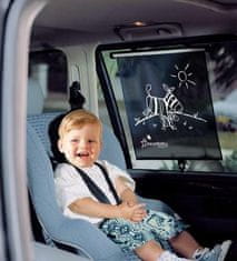 Dreambaby Állítható autós roló UV szűrővel, kétoldalas, zebra