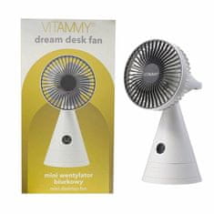 Vitammy Dream asztali ventilátor, USB mini asztali ventilátor, szürke