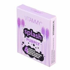 Vitammy SPLASH, Tartalék fogantyúk fogkefékhez SPLASH, lila /, 4db