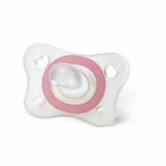 Chicco Physio Form Mini Soft nyugtató cumi, 2db, rózsaszín / átlátszó, 2-6m