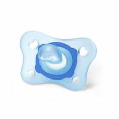 Chicco Physio Form Mini Soft nyugtató cumi, 2db, kék / átlátszó, 0-2m