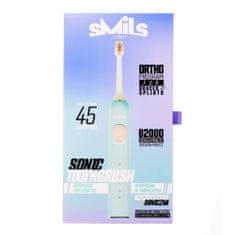 Vitammy SMILS Sonic fogkefe fogszabályozó készülékek tisztítására alkalmas programmal, kék