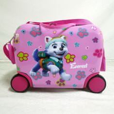 Nickelodeon Gyermek bőrönd kerekeken kicsi, Paw Patrol, rózsaszín, 3r +