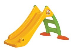 Lean-toys Kerti csúszda létrával gyerekeknek Zöld és sárga 424