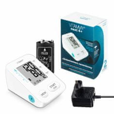 Vitammy NEXT 4+ Vállvérnyomásmérő méréssel a mandzsetta és a hálózati adapter felfújásakor