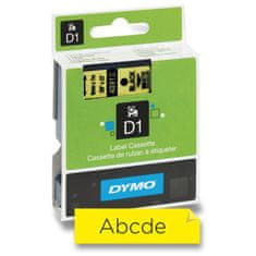 Dymo Eredeti D1 poliészter szalagok LabelManagerhez 9 mm x 7 m fekete/sárga színben