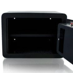 Bituxx Biztonsági digitális elektronikus széf 355x255x250mm fekete