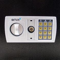 Bituxx Biztonsági digitális elektronikus széf 360x400x360mm fekete