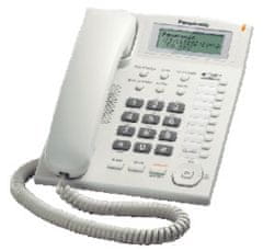 PANASONIC KX-TS880FXW - egyvonalas telefon, fehér színben