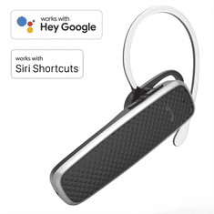 Hama MyVoice700, Bluetooth headset mono, 2 készülékhez, hang asszisztens (Siri, Google)