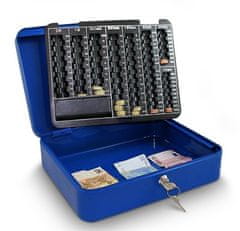 Bituxx EURO kazettás fém pénztárgép kék kulccsal