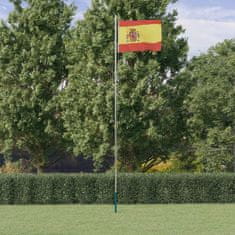 Greatstore alumínium spanyol zászló és rúd 6,23 m
