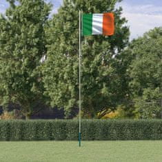 Greatstore alumínium ír zászló és rúd 6,23 m
