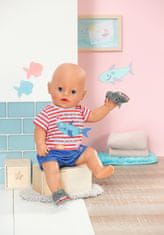 BABY born Pizsama és papucs, kék, 43 cm