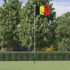 Vidaxl alumínium belga zászló és rúd 6,23 m 3147087