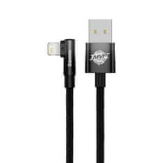 BASEUS MVP Elbow kábel USB / Lightning 2.4A 1m, fekete