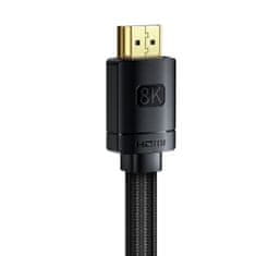 BASEUS High Definition kábel HDMI 2.1 8K 1.5m, fekete