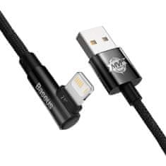 BASEUS MVP Elbow kábel USB / Lightning 2.4A 1m, fekete