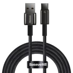BASEUS Tungsten kábel USB / USB-C 100W 2m, fekete