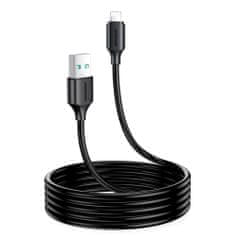 Joyroom Fast Charging kábel USB / Lightning 2.4A 2m, fekete