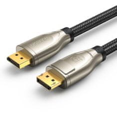 Ugreen DP112 kábel DisplayPort 1.4 2m, szürke