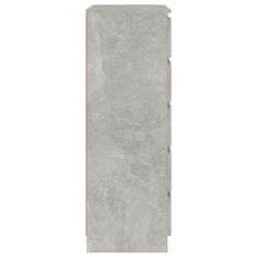shumee betonszürke szerelt fa fiókos szekrény 60 x 36 x 103 cm