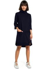 BeWear Női mini ruha Collerson B089 sötétkék XL
