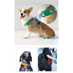 Tech-protect Pet tok Apple AirTag kutya nyakörv, fekete