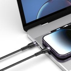 Tech-protect Ultraboost kábel USB-C / Lightning 3A 30W 1m, fekete