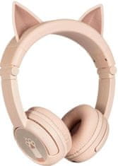 BuddyPhones Play ears plus, világos rózsaszín
