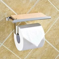 Northix WC-papír tartó mobil polccal 