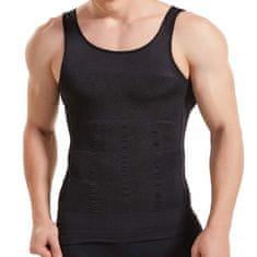 Northix Ujjatlan kompressziós ing férfi - fekete, XL 