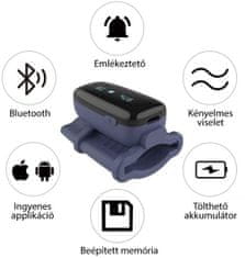 Viatom Oxyfit folyamatos véroxigén és pulzust mérő készülék Bluetooth kapcsolat/okos pulzoximéter