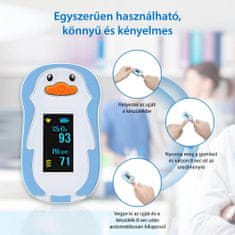 Viatom Pulzoximéter FS20P Gyerek véroxigénszint és pulzust mérő készülék