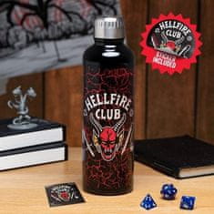 Paladone Stranger Things Rozsdamentes acél palack - Hellfire Club, 500 ml