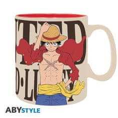 AbyStyle One Piece kerámia bögre 460 ml - Luffy & Wanted