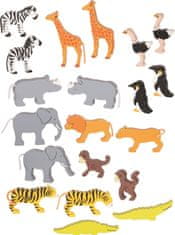 Goki Fából készült afrikai állatok 20 db