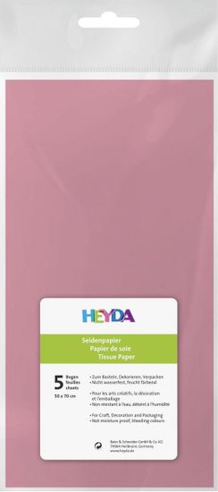 HEYDA Selyempapír 50 x 70 cm - rózsaszín 5 db