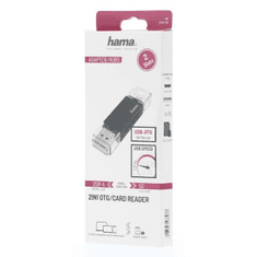Hama USB OTG kártyaolvasó, USB-A/mikro USB 2.0
