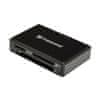 USB 3.0 memóriakártya-olvasó, fekete - SDHC/SDXC (UHS-I/II), microSDHC/SDXC (UHS-I), CompactFlash (UDMA6/7)